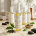 Glowva Premium Green Tea Massage Oil – Relaxing Spa & Beauty Treatment Body Oil (100ml Spray)