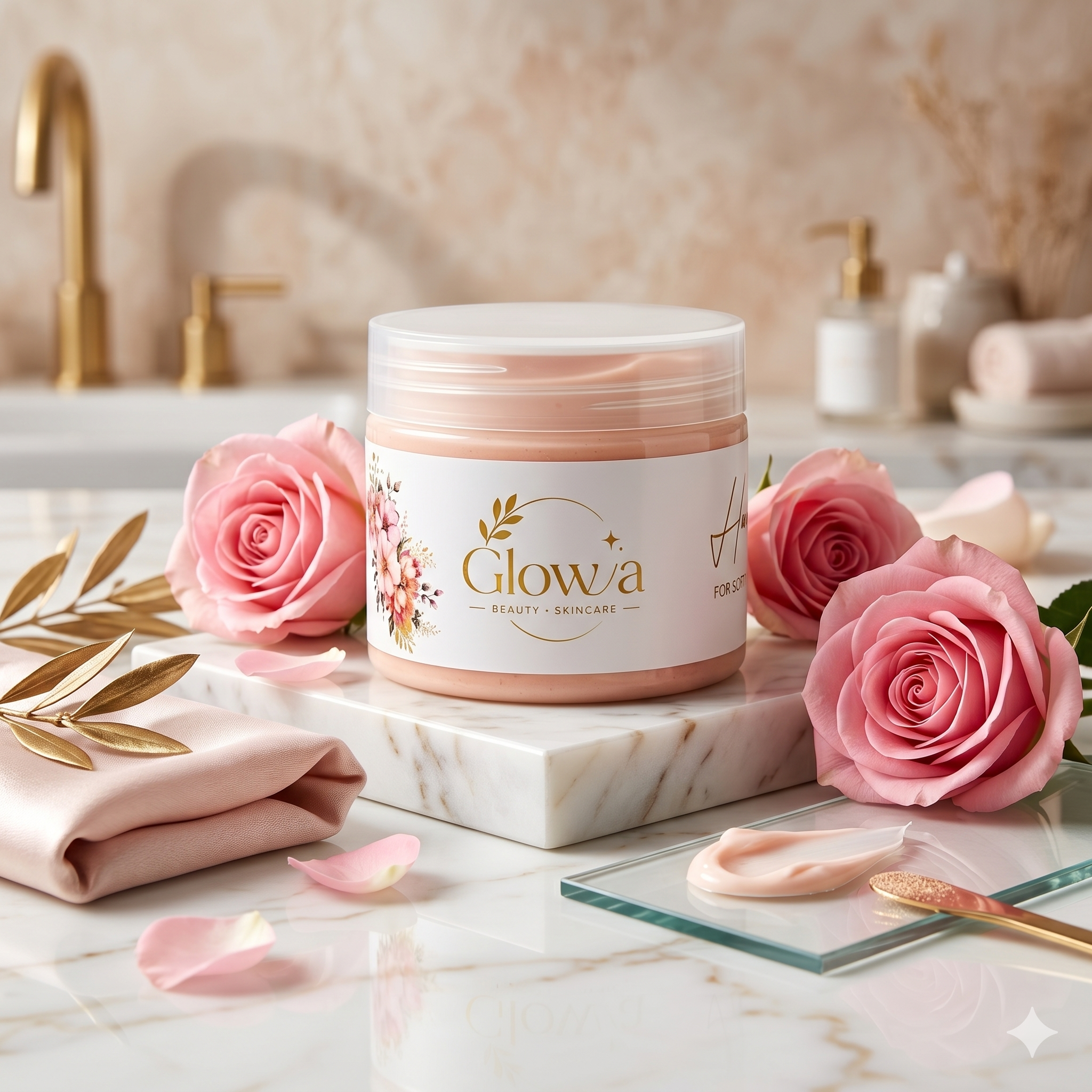 Glowva Intensive Repair Hand Cream – 10% Urea, Shea Butter & Vitamin E (50g)