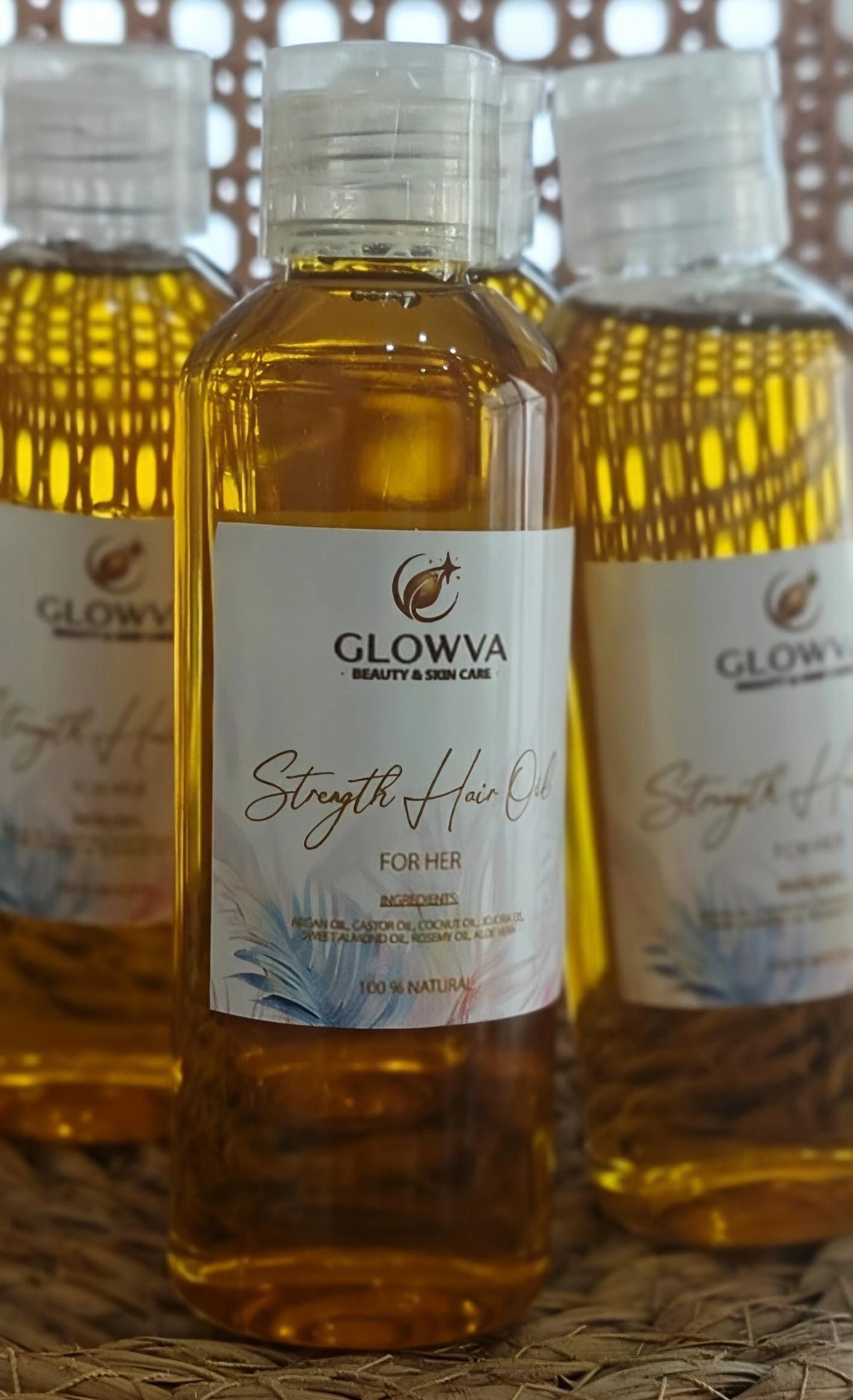 GLOWVA Strength Hair Oil – For Her (100 ml)